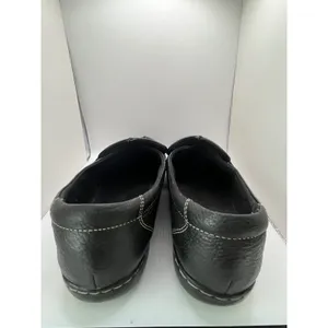 Clarks‎ Bendables Pebbled Leather Slip On Loafers Women 7 Black Comfort Everyday thumbnail 4