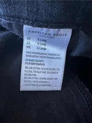 American Eagle Outfitters Black Distressed Jeggings thumbnail 5
