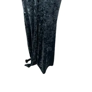 La Femme 25659 Strappy Plunging Velvet Slit Dress‎ Gown Blue Size 6 thumbnail 14