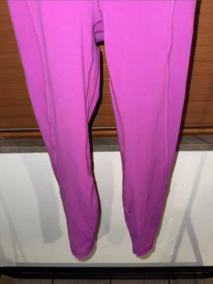 Lululemon Magenta Vivid Plum High Rise Align Pocket Leggings thumbnail 3