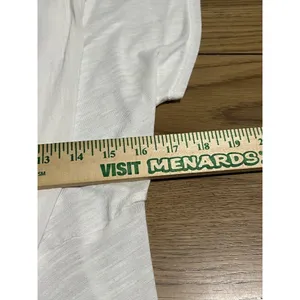 Fresh Brewed Size XL Lightweight Stretchy Summer Top Casual‎ Beach Travel White thumbnail 4