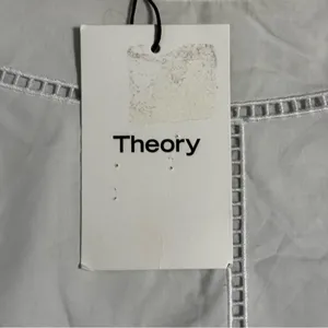 Theory Women’s White Ladder Eyelet Top thumbnail 13
