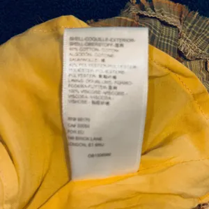 164‎ | Urban Outfitters Plaid Ruffle Smocked Back Romper Orange Yellow Women L thumbnail 7