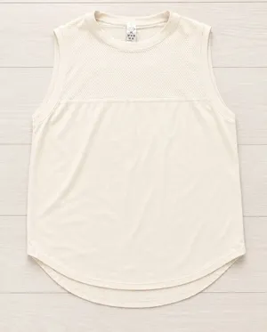 Varley Women's Morro Athletic Tank Top Sleeveless White S/M thumbnail 1