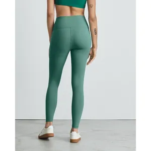 Everlane Womens The Perform 24/7 Legging Ankle Crop Dark Mint Green M thumbnail 2