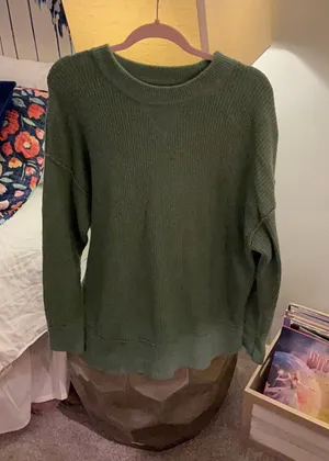 Green Oversized Aerie Sweater thumbnail 1
