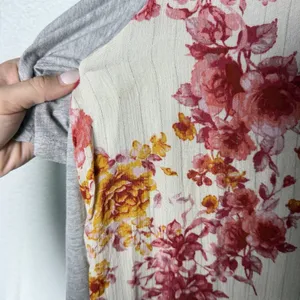 Altar'd State Floral Chiffon Shirt with Pocket Women's Size L thumbnail 10