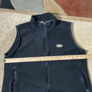 REI Polartec Fleece Full Zip Vest Womens M Black Gorpcore Outdoor Hiking USA thumbnail 3