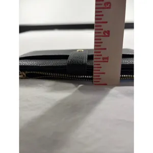 Nanette Lepore Black Pebbled Faux Leather Continental Snap Zip Wallet Clutch thumbnail 8