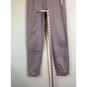 Gymshark Women's Adapt Marl Seamless Leggings Light Purple Size L thumbnail 5