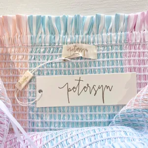 Petersyn New Smocked Ruffle Tube Top Marianna Tutti thumbnail 11