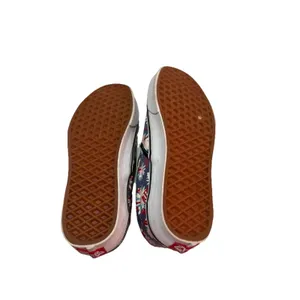 Vans Classic Slip On Shoes Crew Floral Red Canvas Skater‎ W Sz 6.5 / M Sz 5 thumbnail 5