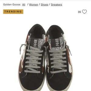 P448  Black and Brown Sneakers thumbnail 3