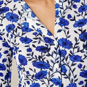 J.Crew Sheer mesh cardigan top in toile print thumbnail 2