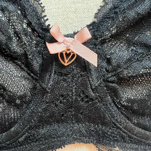 Victoria Secret‎ Wicked Unlined Balconette Bra - Black 36DD thumbnail 4