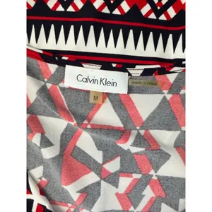 Calvin Klein Red White Black Sleeveless Top Medium thumbnail 3