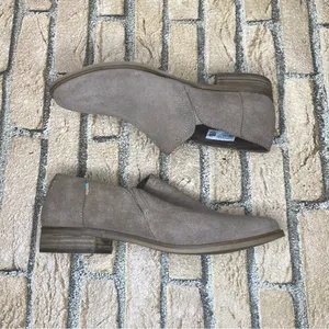 Toms Shaye Suede Low Booties Shooties size 9.5 thumbnail 3