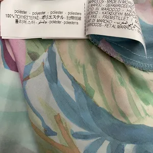 ZARA Multicolor Satin Effect Tropical Scarf Print V- Neck Midi Dress - S‎ NWT thumbnail 11