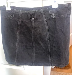 We The Free Skirt Denim Black thumbnail 1