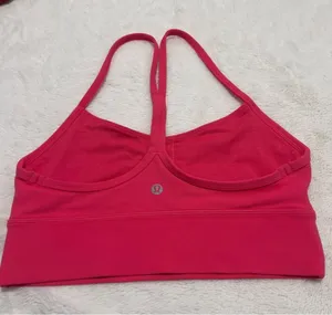 Coral lululemon sports bra thumbnail 2