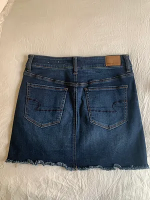 Denim High Rise Mini Skirt thumbnail 6