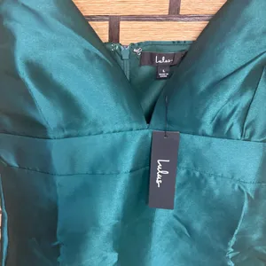 Lulus Glamourous Life Emerald Green Sleeveless Mini Dress‎ Size Large thumbnail 6