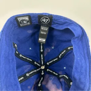 47 Brand Texas Rangers Custom Bleach Splatter Dad Hat 2XL Baseball thumbnail 7
