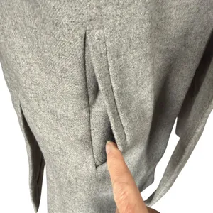 The Savile Row Co gray sleeveless collared open cardigan sweater vest XS thumbnail 6