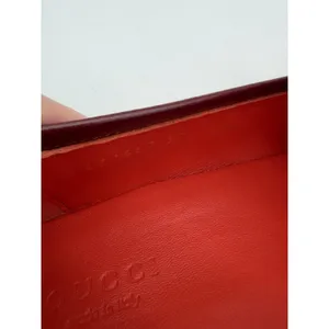 Gucci Jordaan Womens Horsebit Flat Loafer Orange Canvas LOGO EU 38.5 US 8.5 $998 thumbnail 6