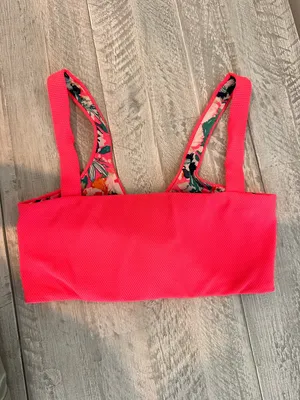 MAAJI 4 WAY REVERSIBLE Floral/Pink Bikini Top thumbnail 3