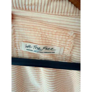 We The Free Peach Snap Button Up Sweater Medium thumbnail 8