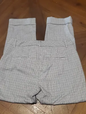 White House Black Market Micro-Check Crop Pants thumbnail 4