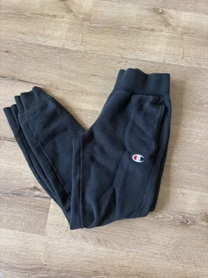 Champion Black Reverse Weave Joggers thumbnail 2
