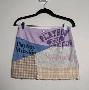 Playboy by PacSun Patchwork Miniskirt thumbnail 4