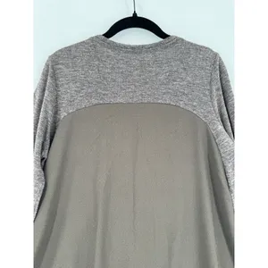 Women’s Brown Floral Applique Sequin Tunic Top Long Sleeve Boho Lagenlook Layer thumbnail 4