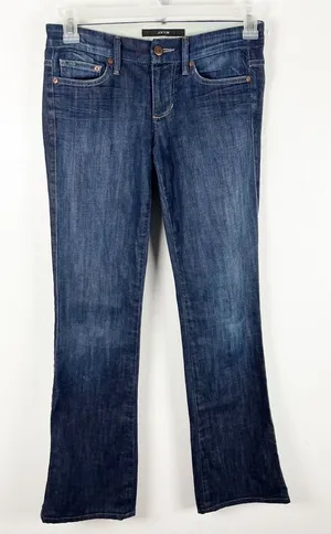 JOE’S JEANS The Rocker Medium Wash Mid Rise Denim Jean 26 Casual Western Neutral thumbnail 1
