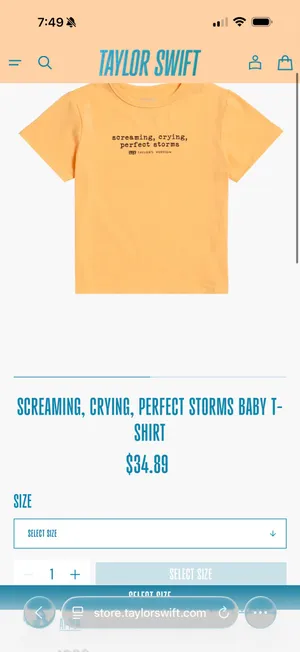Taylor Swift Baby Tee thumbnail 4