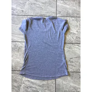 Brooks Run Happy Gray Heathered Graphic Running T-Shirt Womens Medium Scoop Neck thumbnail 4