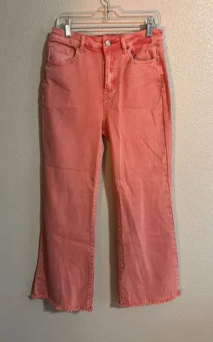 Zenana Pink Jeans thumbnail 1