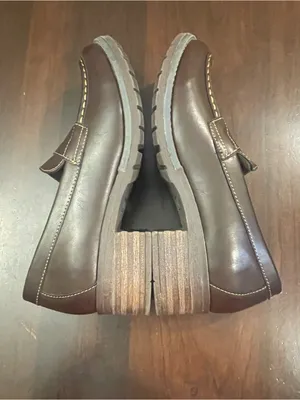 Eastland Holly Brown Chunky Penny Loafers Block Heel Lug Sole Women 9.5 thumbnail 7
