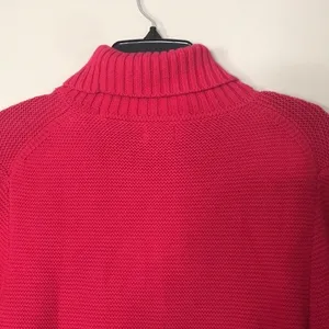 J. Crew Classic mock Turtleneck Sweater Size Medium Cotton merino wool blend thumbnail 12