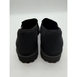 Vivaia Francesca Platform Chunky Heel Penny Minimalist Preppy Black Loafer 8 thumbnail 7