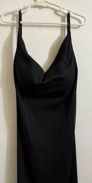 Vintage Zum Zum by Niki Livas Black Spaghetti Strap‎ Dress Size 5-6 thumbnail 1