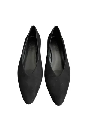 Everlane The V Heel Black Suede Pumps Women’s Size 9.5 Block Heel Versatile thumbnail 3