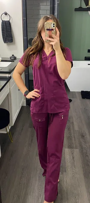 Adar Scrub Set Red Size XS thumbnail 1