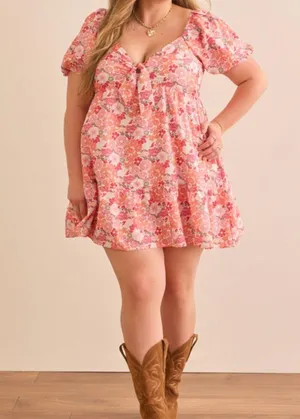 Altar'd State NEW Arula Floral Dress Plus Size X / 0X / XL NWT thumbnail 2