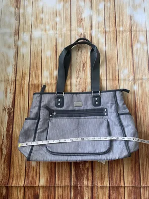 Carter’s Essence Gray Hues X-Large Diaper Tote Bag thumbnail 6