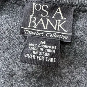 Vintage JoS. A. Bank V-Neck Cashmere Sweater thumbnail 3