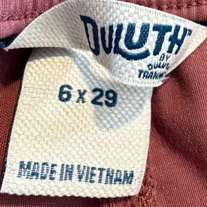 Duluth Trading‎ Womens Dry on the Fly Cargo Hiking Pants Convertible Mauve 6x29 thumbnail 3