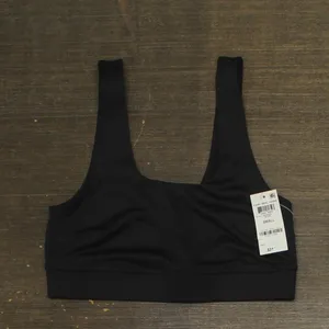NWT Jenni Womens Square-Neck Bralette 100139253 Black S thumbnail 2